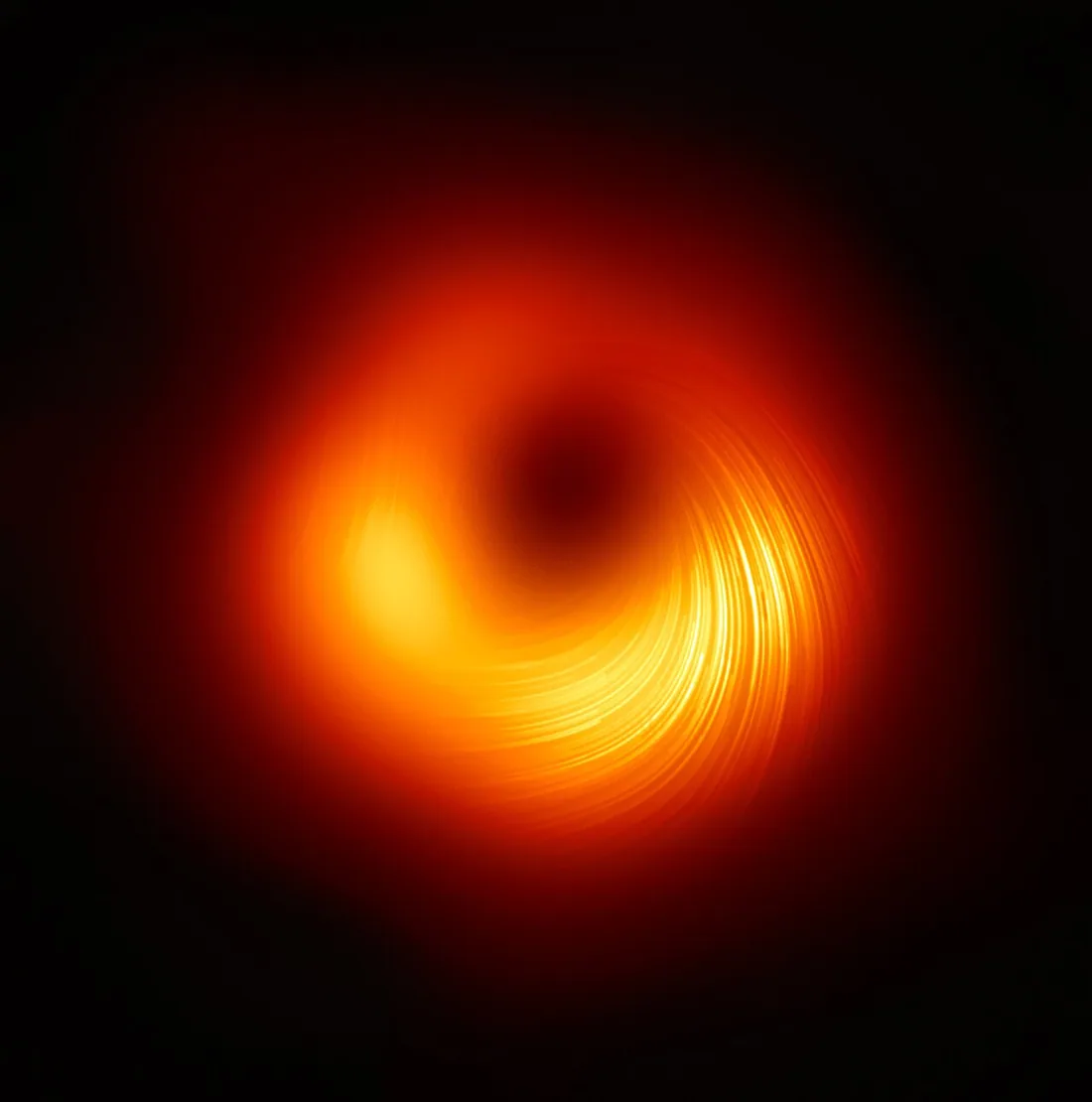 A view of the M87 supermassive black hole in polarised light (eso2105a).jpg