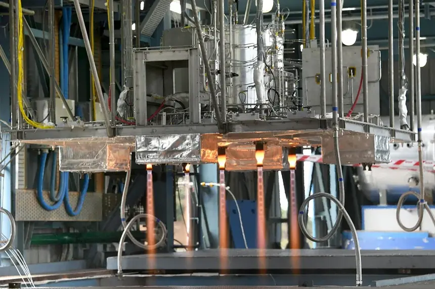 System Demonstration Model (SDM) at test bed.jpg